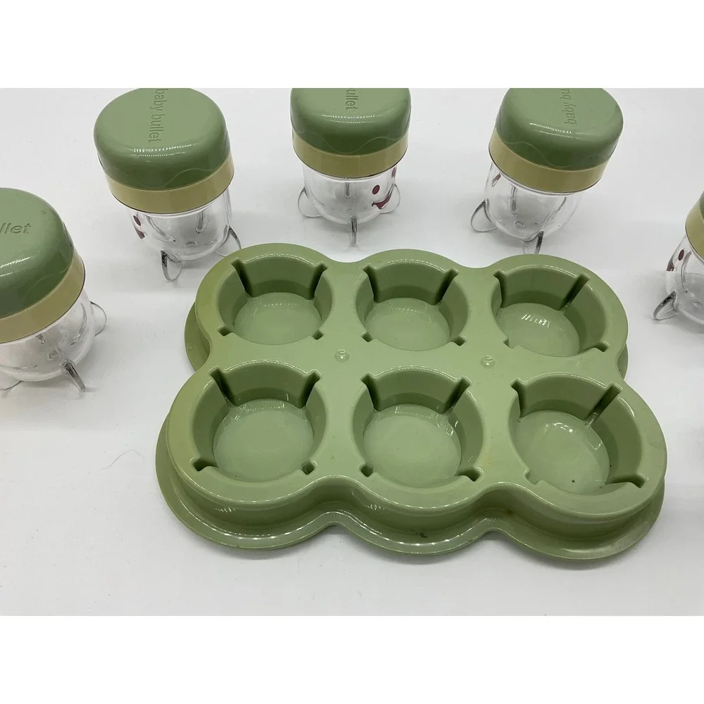 Magic Bullet Baby Bullet Blender System Baby Green BB-101S Food Prep Kit